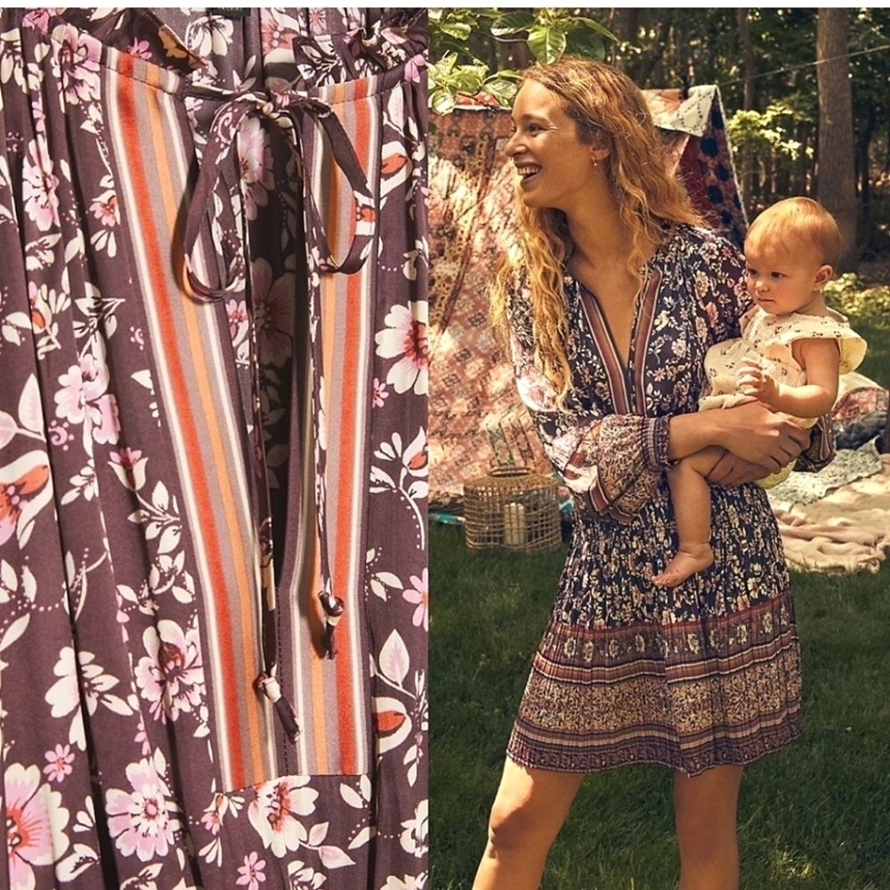 ANTHROPOLOGIE Current Air Alyce Mini Dress. Size small NWT - Picture 3 of 16